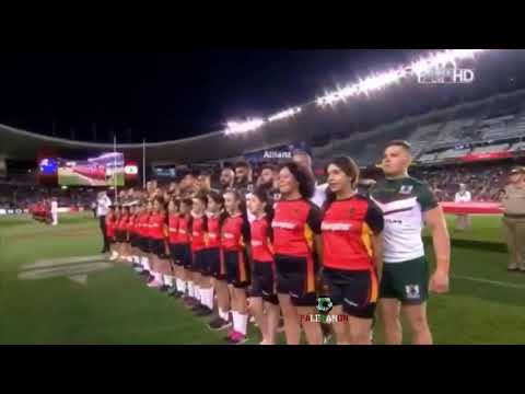 Lebanese National Anthem | Australia vs Lebanon | 2017 Rugby League World Cup