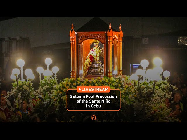 LIVESTREAM: Solemn Foot Procession of the Santo Niño in Cebu