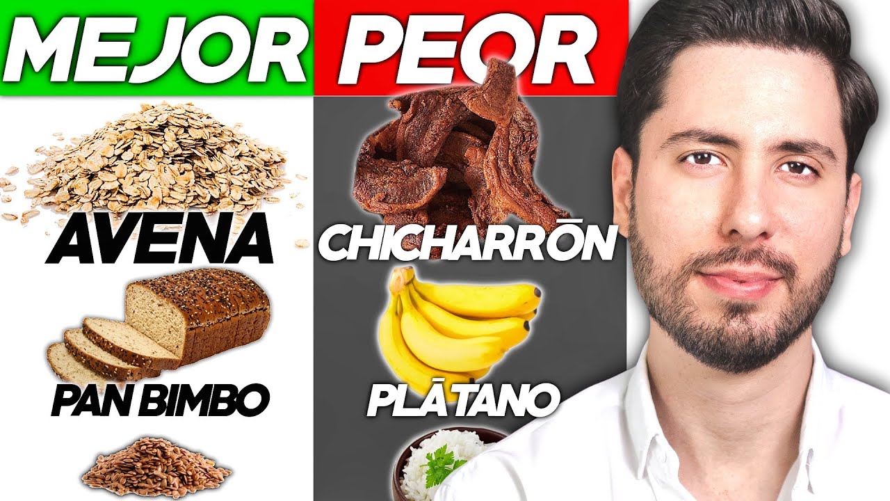 5 MEJORES y 5 PEORES Alimentos para la Diabetes y la Resistencia a la Insulina
