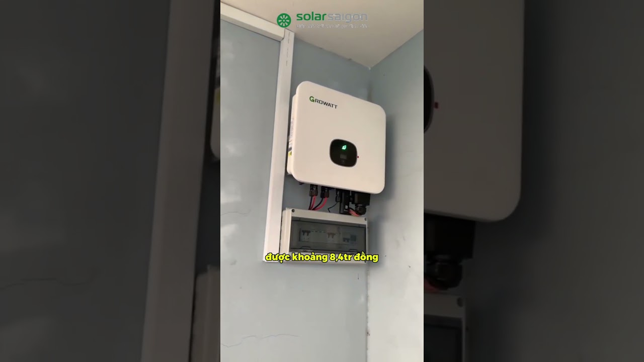 Nghiệm thu hệ thống điện mặt trời Hybrid Solar Sài Gòn bám tải & lưu trữ