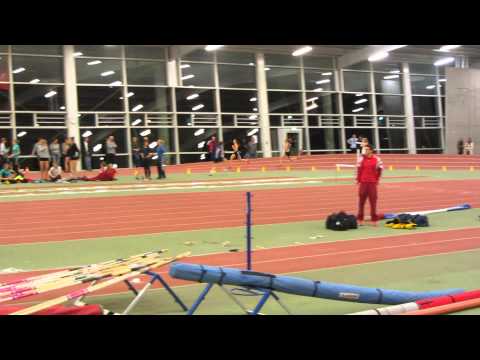 NDM Halle 1.2.2014 - 400m WJ U20 1. Zeitlauf