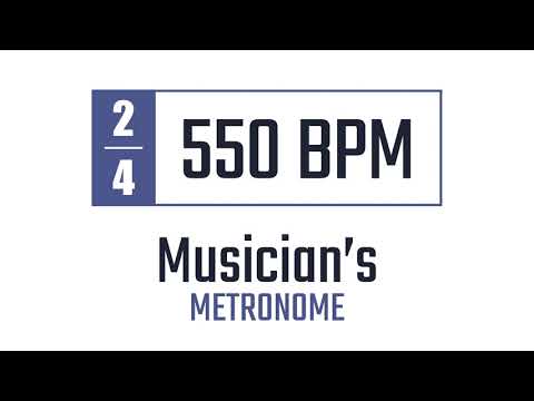 550 BPM - 2/4 - Metronome