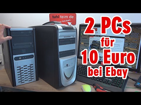 Zwei PCs für 10 Euro auf Ebay gekauft ๐๏ธ๐๏ธ ... leicht zu reparieren