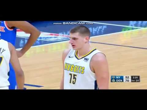 Nikola Jokic 18 Pts vs. Knicks - Denver Nuggets vs. New York Knicks - NBA - 25/01/2018