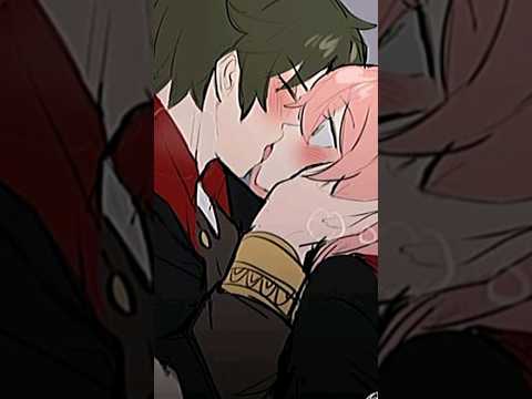 Damian x Anya 💋 | Kiss Scene | Spy x Family Edit | Cute Anime Short #Shorts #spyxfamily #anime