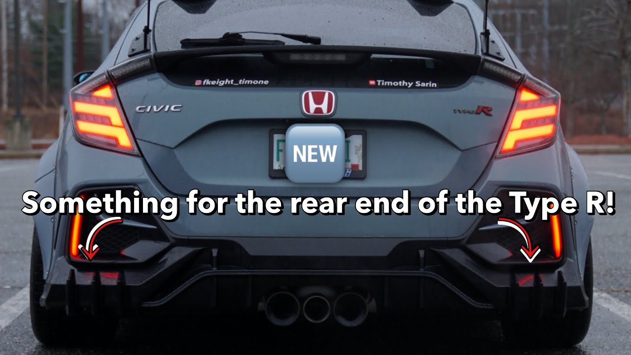 This mod will make the rear end of my FK8 Honda Civic Type R pop out more! Mugen style rear diffuser