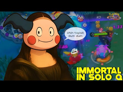MR MIME BECOMES INSANELY IMMORTAL IN SOLO QUEUE 😎 | POKEMON UNITE