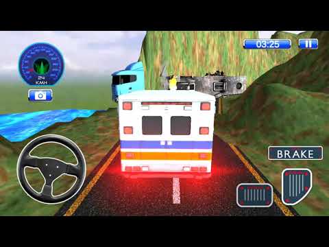 Crazy Ambulance Rescue Service In The Emergency Game - New Ambulance Driving GamePlay 2021