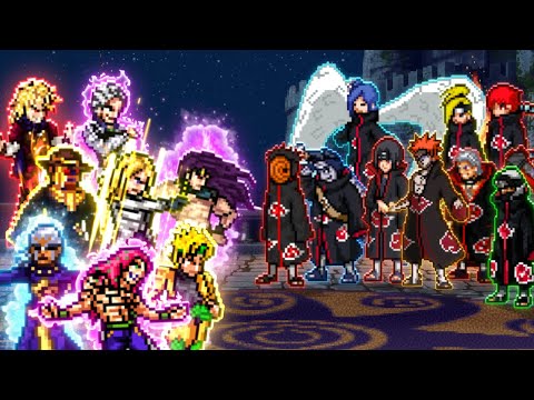 All Jojo Villains VS All Akatsuki