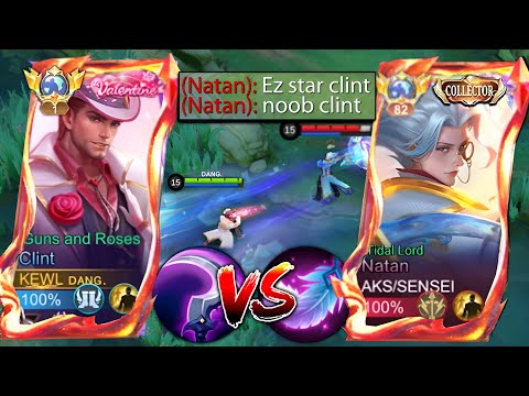 GLOBAL CLINT VS TOP 91 GLOBAL NATAN TRASHTALKER🔥 | ONE OF THE HARDEST RANKED GAME! (WHO WILL WIN?)