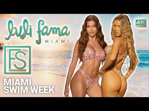 LULI FAMA Bikini FULL Show 4K Miami Swim Week s24 Cindy Prado, Priscilla Ricart, Lucciana Beynon