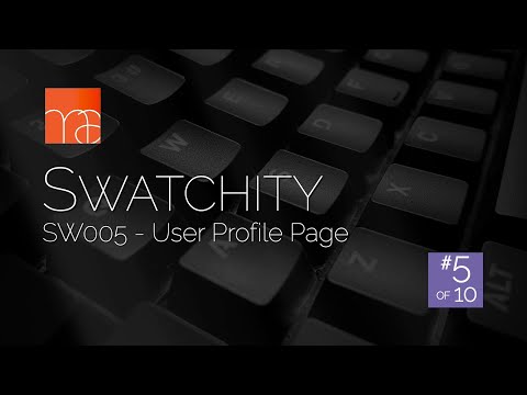 Swatchity NextJS Build 005: User Profile Page