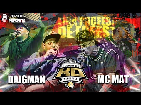 DAIGMAN vs MC MAT 🔥 K.O FDF jornada 7 🇨🇴 Liga Colombiana de freestyle