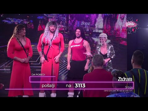 Z4: NG Zadrugovizija - Dušica se uključuje iz bekstejdža pred početak - 03.01.2021.