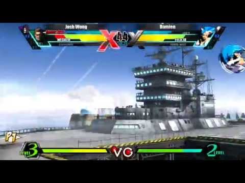 Xanadu Monthly - UMVC3 - Josh Wong (Wolv.Doom.Wesk) Vs. Damien (Dante.Frank.Felecia)