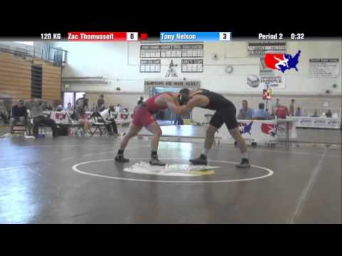 2012 Univ. WTT: 120 KG - Zac Thomusseit (Pittsburgh WC) vs. Tony Nelson (Minnesota Storm)
