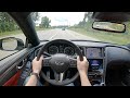 2022 Infiniti Q60 Red Sport 400 AWD - POV Test Drive (Binaural Audio)