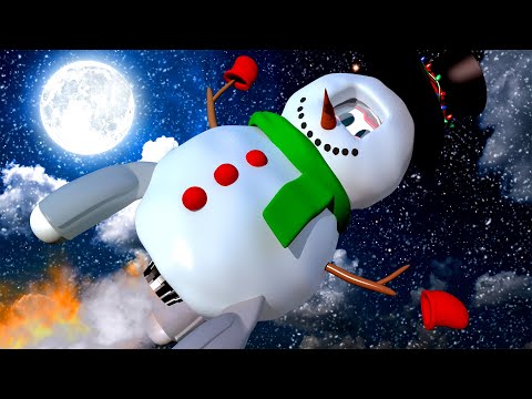 Rocky die Rakete ist ein Schneemann - Toms Lackierwerkstatt in Car City / Cartoons für Kinder