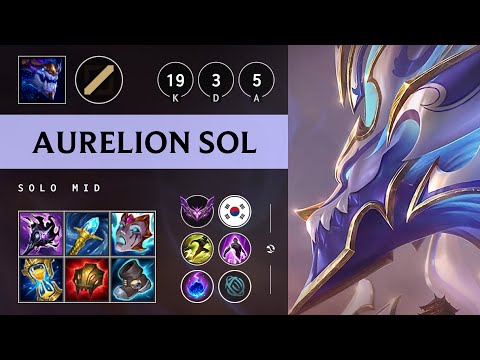 Aurelion Sol Mid vs Taliyah - KR Master Patch 25.15