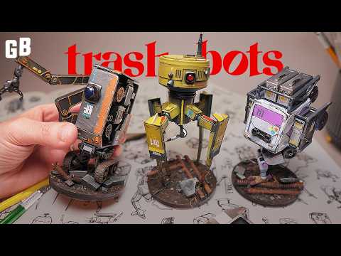 Recycling workshop waste into desktop robots!
