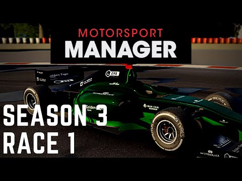 Motorsport Manager PC Career Mode - Season 3 Race 1
