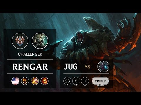 Rengar Jungle vs Ekko - NA Challenger Patch 10.2