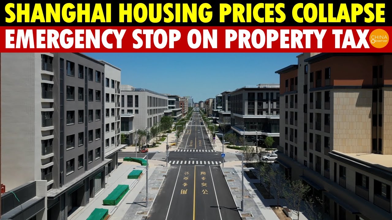 Shanghai Housing Prices Collapse, Homes Can’t Sell, Emergency Stop on Property Tax