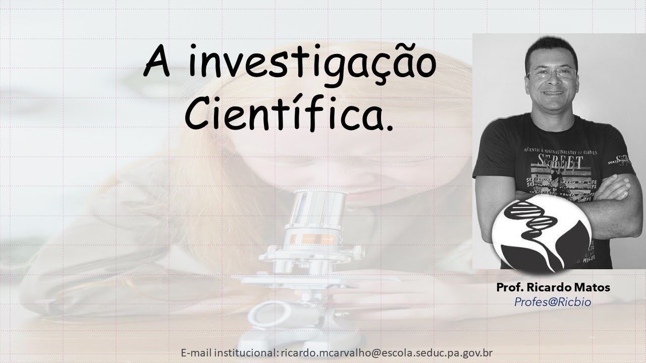 Investigação Científica - Prof. Ricardo Matos.