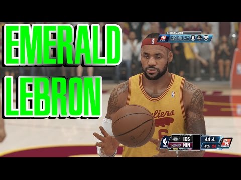Emerald LeBron James Gameplay - NBA 2K14 My Team - Lebrick Still Isn't Clutch