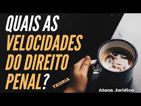 QUAIS SÃO AS VELOCIDADES DO DIREITO PENAL? (Teoria)