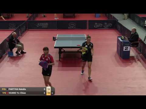ITTF World Tour Polish Open 2015  PARTYKA Natalia vs HUANG Yu-Chiao