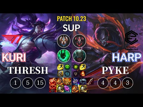 T1 Kuri Thresh vs ESC Harp Pyke Sup - KR Patch 10.23