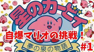 配信初の星のカービィシリーズに挑戦！(星のカービィ夢の泉物語）初見さん歓迎!#1