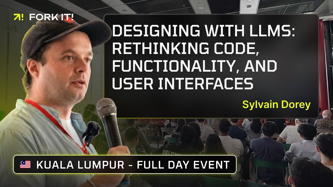 Designing with LLMs: Rethinking code, functionality, and user interfaces