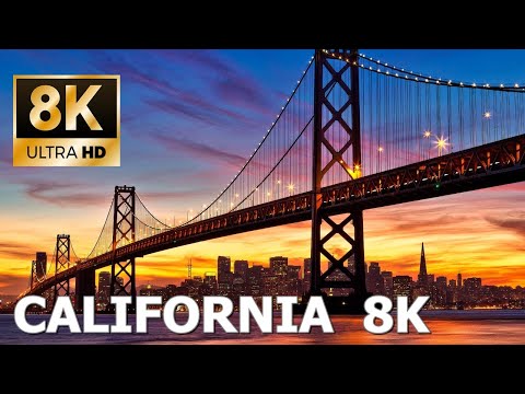 California 8K Ultra HD Drone Video – Beaches and landmarks