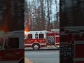 Fire truck with siren.