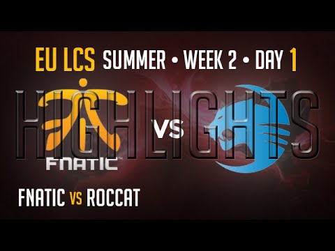 Fnatic vs Roccat HIGHLIGHTS | Week 2 EU LCS Summer Split 2015 S5 | FNC vs ROC W2