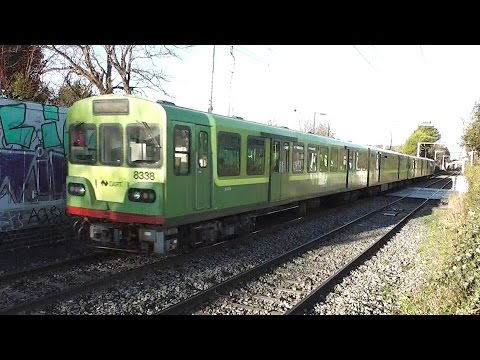 IE 8300 Class Dart Train number 8338 - Merrion Gates, Dublin