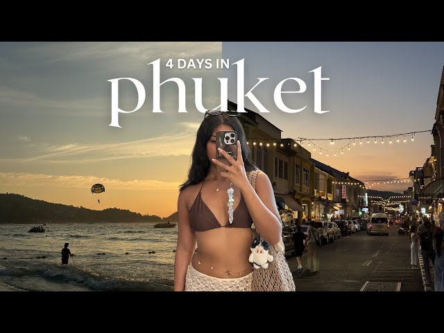Travel vlog - 4 days in phuket | island hopping, best cafes & local food w/prices | thailand travel vlog