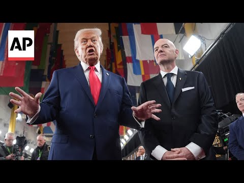 Video | Trump dismisses question on whether FIFA peace prize conflicts with plans for Venezuela strike