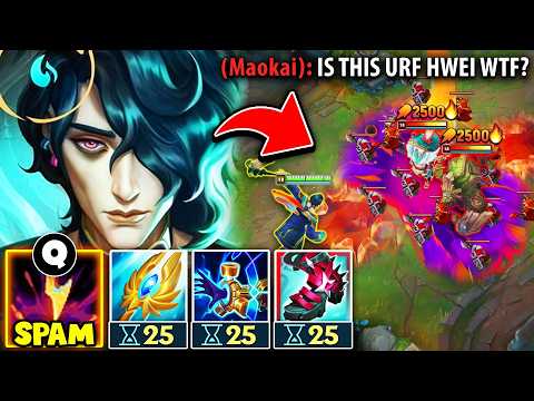 HWEI BUT I HAVE SO MUCH ABILITY HASTE IT LOOKS LIKE URF! (SPAM 10 SPELLS AT ONCE)