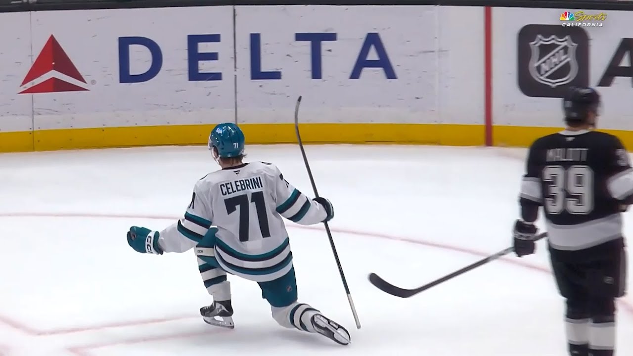 Late game BRILLIANCE! Celebrini SHINES in Hollywood!