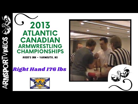 2013 Atlantic Canadian Championships - Right Hand 176lbs