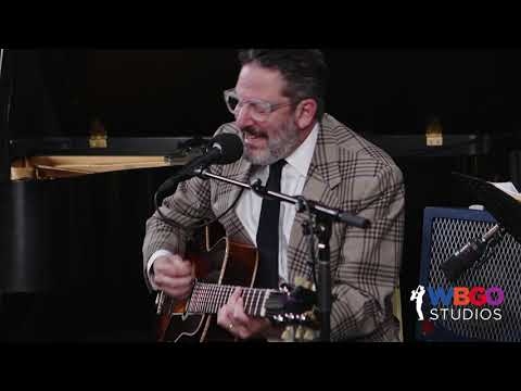 Gary Walker hosted a live performance by the John Pizzarelli Trio in WBGO Studios