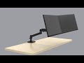 Ergotron LX Pro Desk Dual Direct Arm: Installation & Adjustment