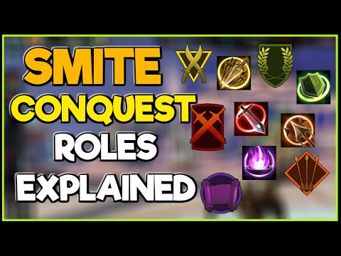 Smite Conquest Roles Explained - Beginner Guide 2020