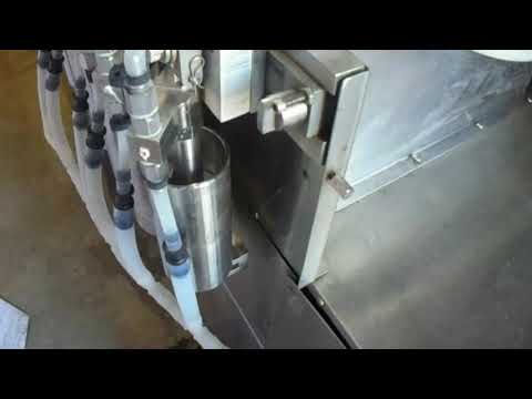 cozzoli series vr2s six piston straight line automatic filling and plugging machine REF: 7960