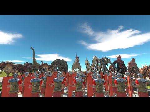 Every Unit Test Strength Against Romanus Soldier - Animal Revolt Battle Simulator