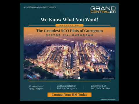 , title : 'Grand Central 114 Biggest Investment Opportunity Upper Dwarka Expressway 9811186999'