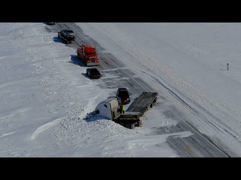 Stearns County, MN Extremely Icy Road Nightmare For Morning Commute - 3/17/2023
